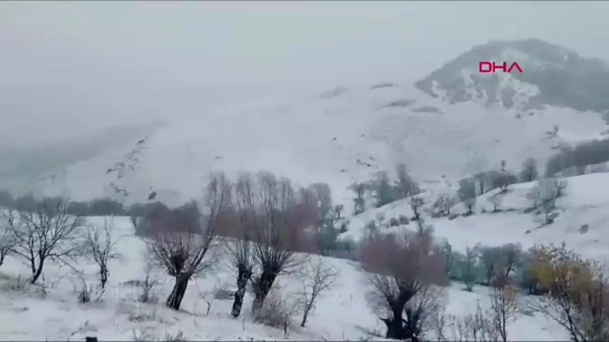 Tunceli’de Sağanak Yağış, Ovacık’ta Kar Yağışı